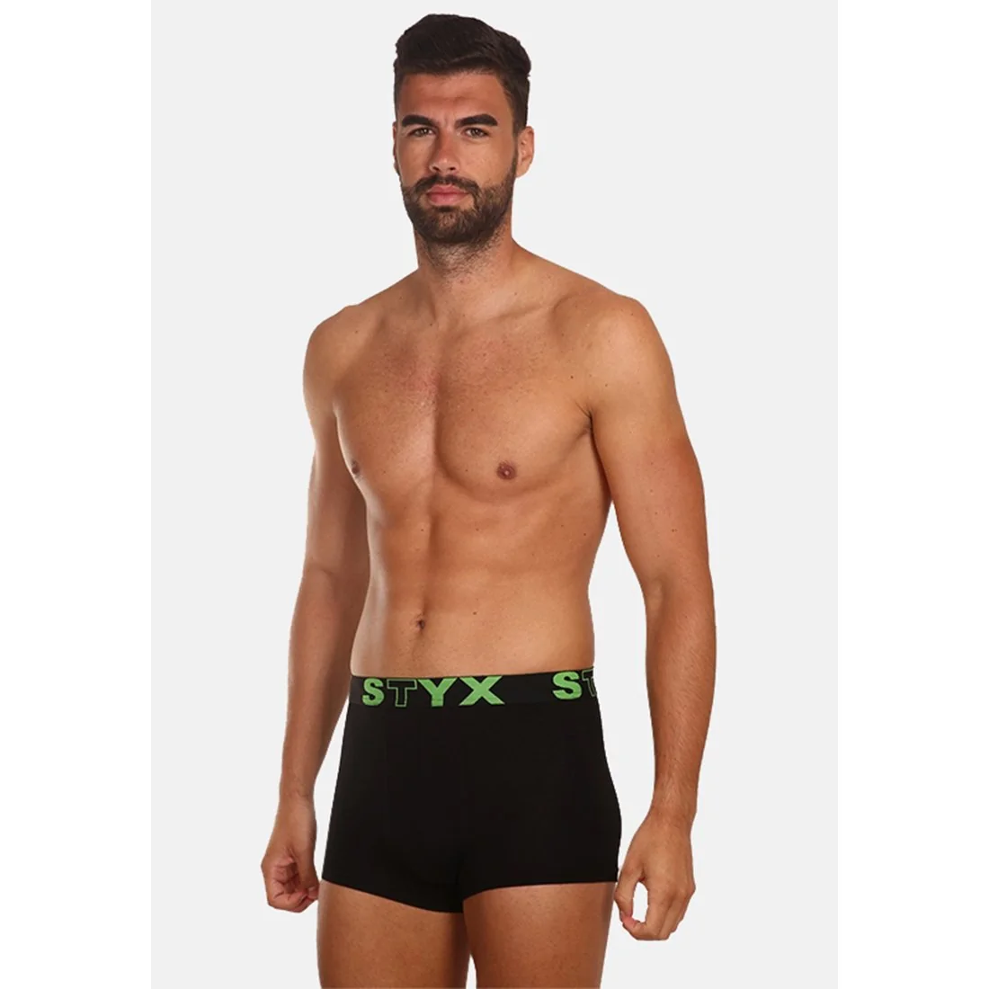 Styx 3PACK pánské boxerky sportovní guma vícebarevné (G9606162) M 