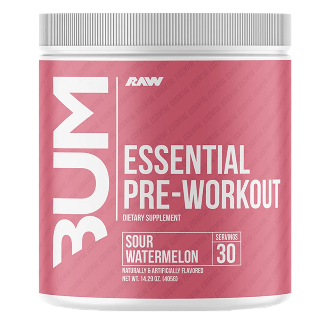 Raw Nutrition Essential Pre-Workout 408g - modrá malina