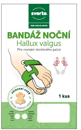 Svorto 030 Bandáž noční Hallux Valgus 41–46 pravá 1 ks