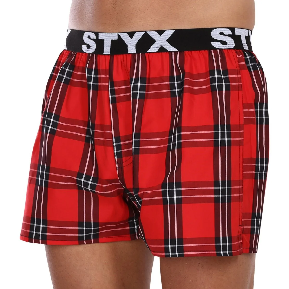 Styx 3PACK pánské trenky sportovní guma vícebarevné (3B10123) S 