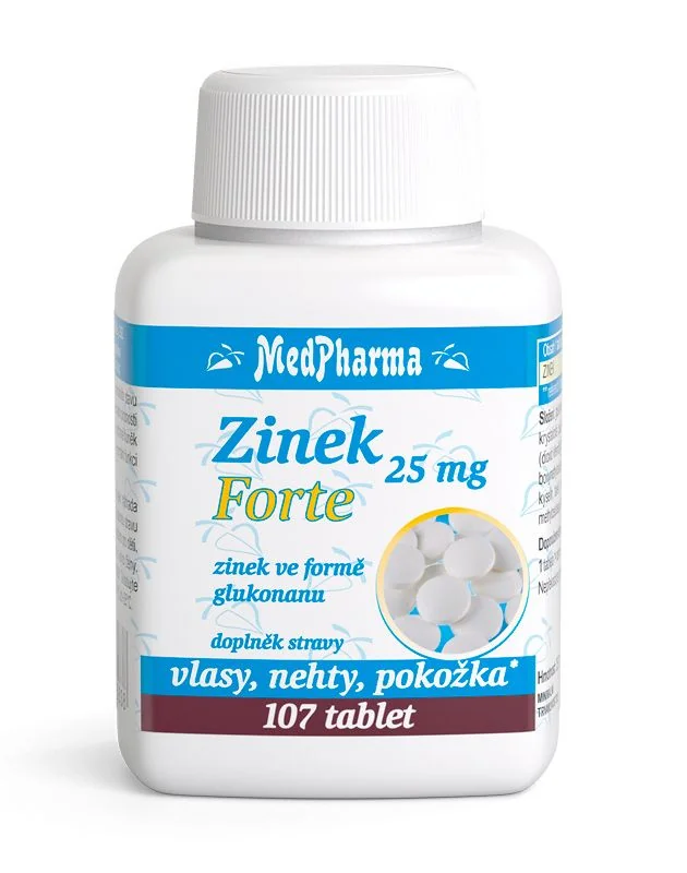 Medpharma Zinek Forte 25 mg 107 tablet