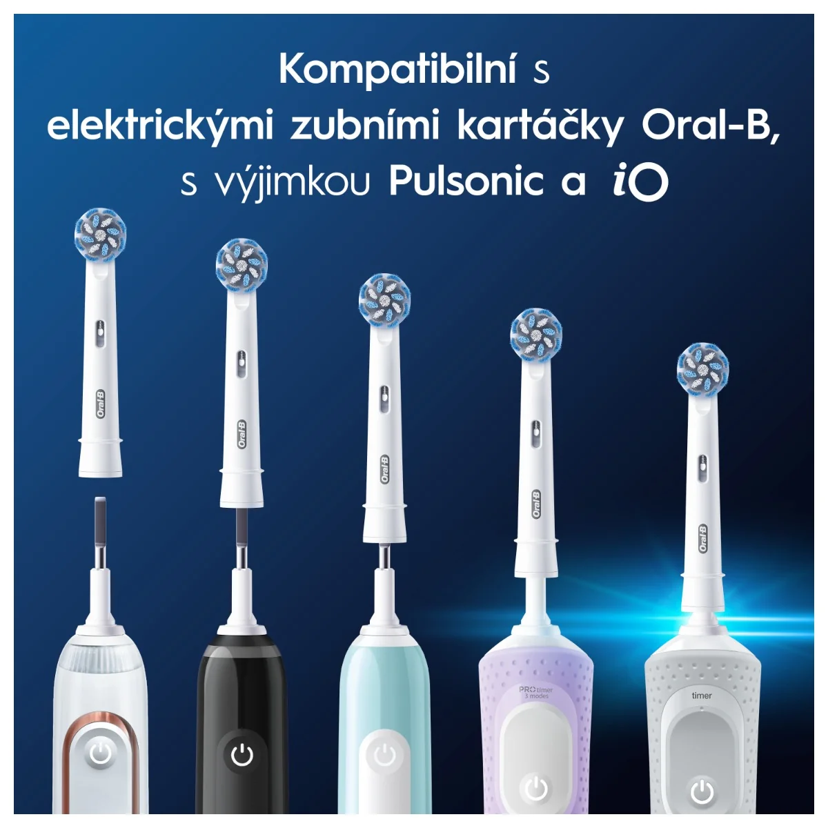 Oral-B EB 60-4 PRO Sensitive Clean náhradní hlavice 4 ks