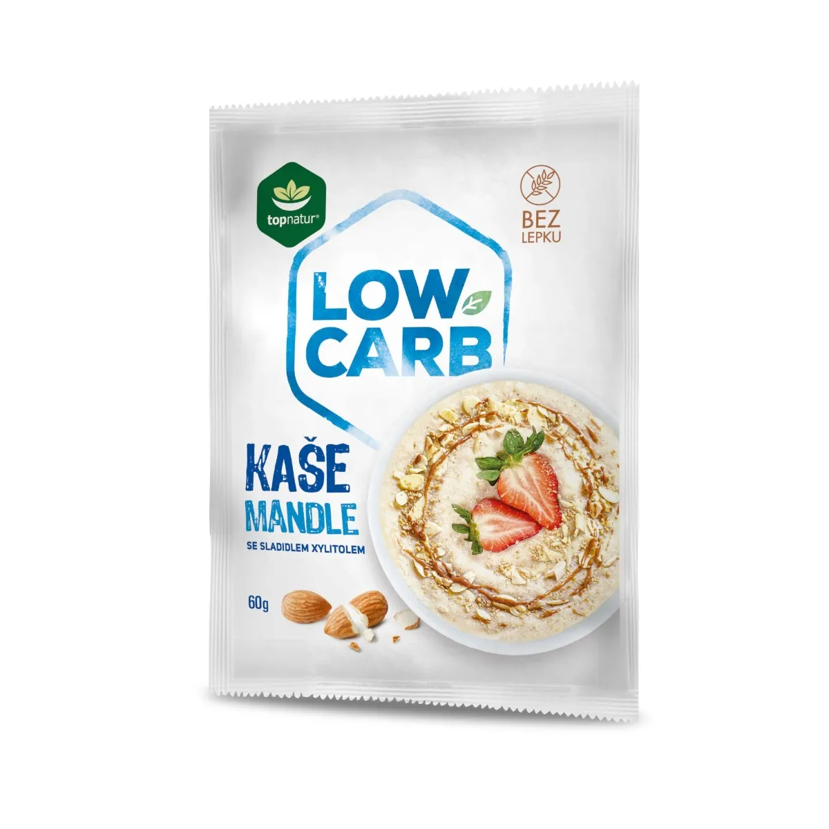 Topnatur Low Carb Kaše mandlová 60 g