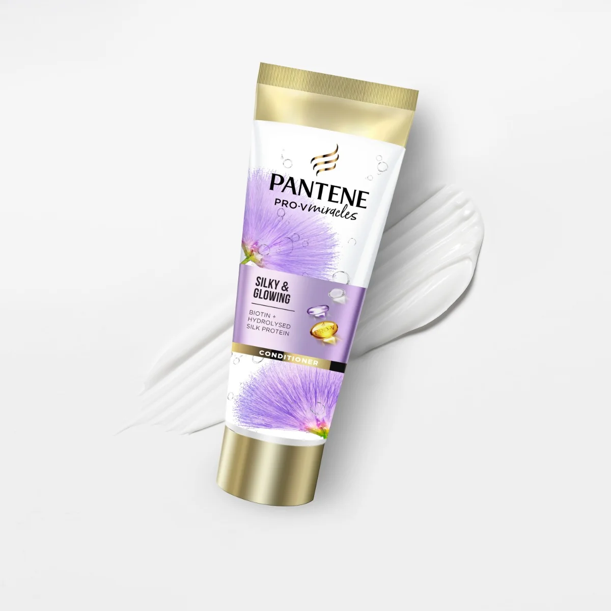 Pantene Pro-V Miracles Silky & Glowing balzám na vlasy 200 ml