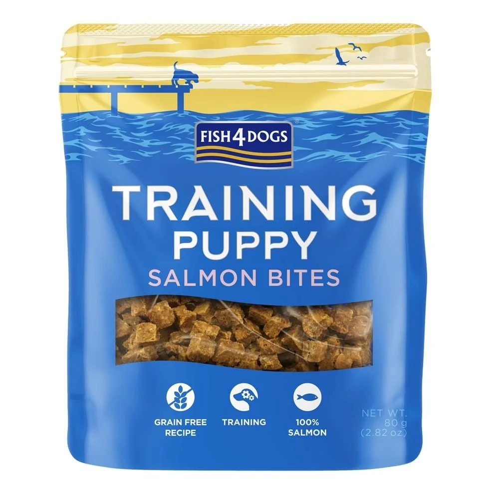 Fish4Dogs Pamlsky pro štěňátka TRAINING losos 80 g