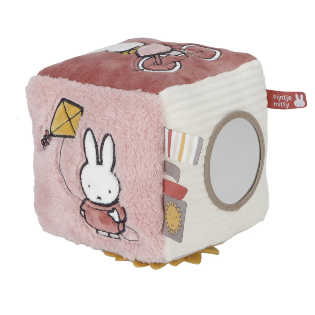 Little Dutch Kostka králíček Miffy Fluffy Pink 