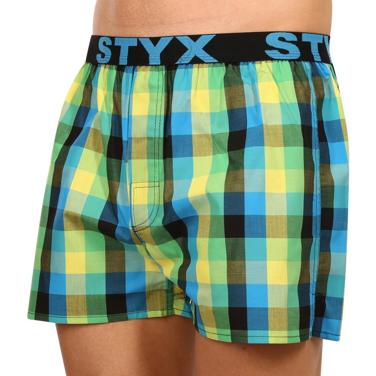 Styx 3PACK pánské trenky sportovní guma vícebarevné (3B092638) XXL 