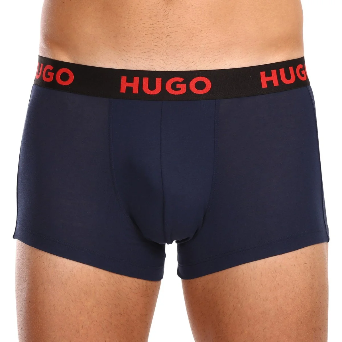 HUGO 3PACK pánské boxerky vícebarevné (50496723 406) M 