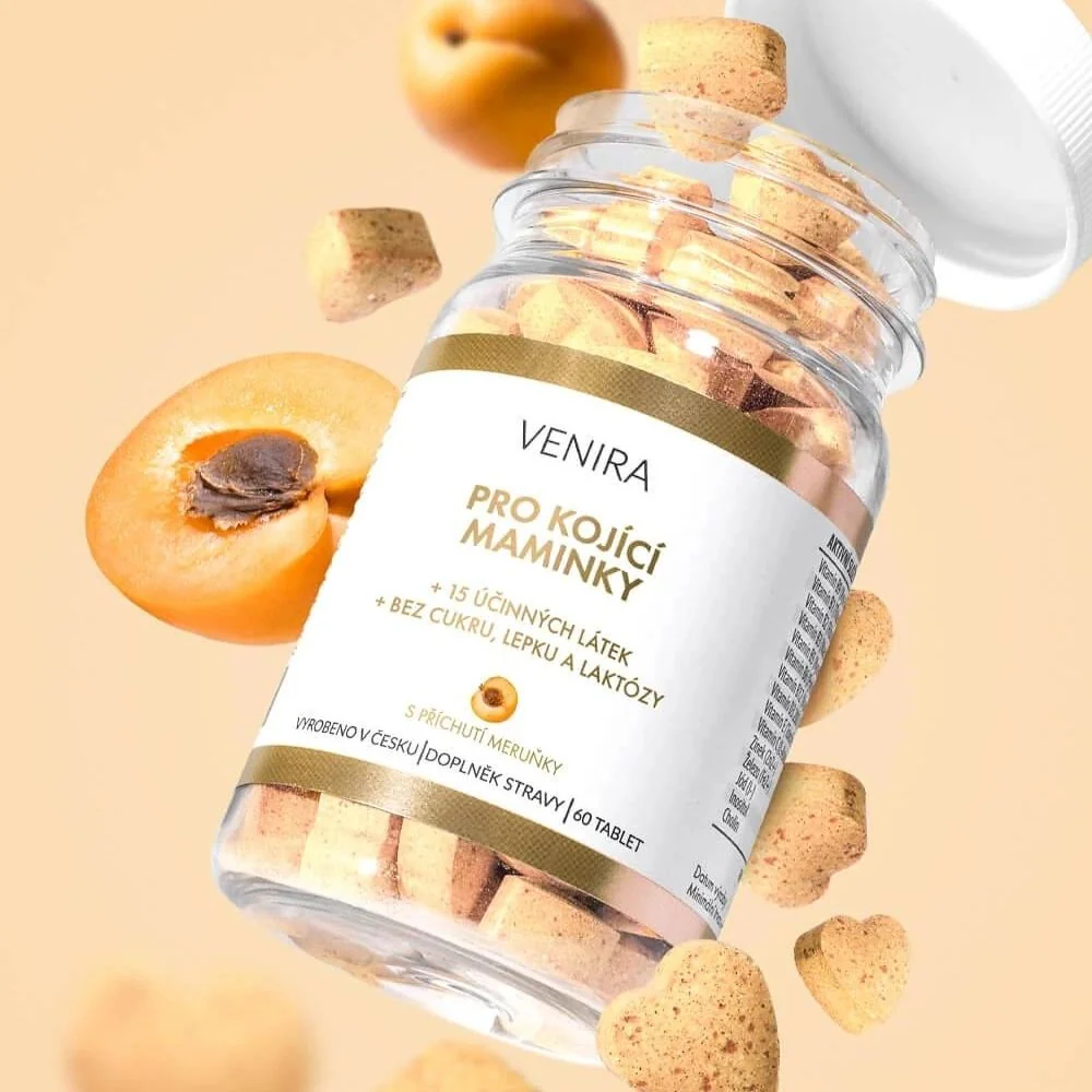 Venira Vitamíny pro kojící ženy 60 kapslí meruňka