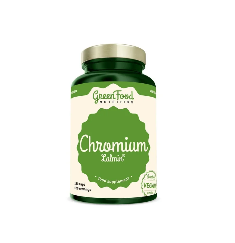 GreenFood Nutrition Chromium Lalmin 120 kapslí