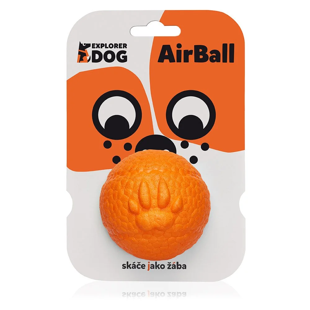 Explorer dog AirBall Oranžový 8 cm 