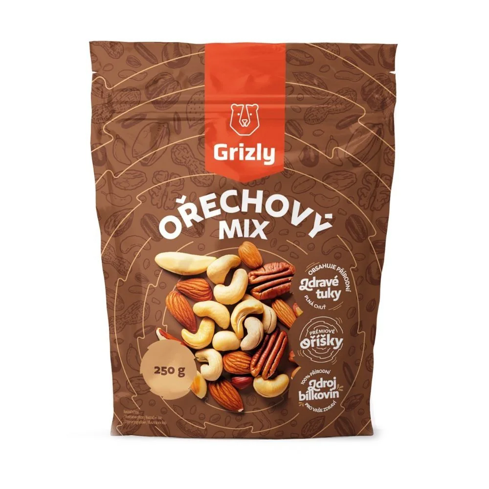 Grizly Ořechový mix 250 g