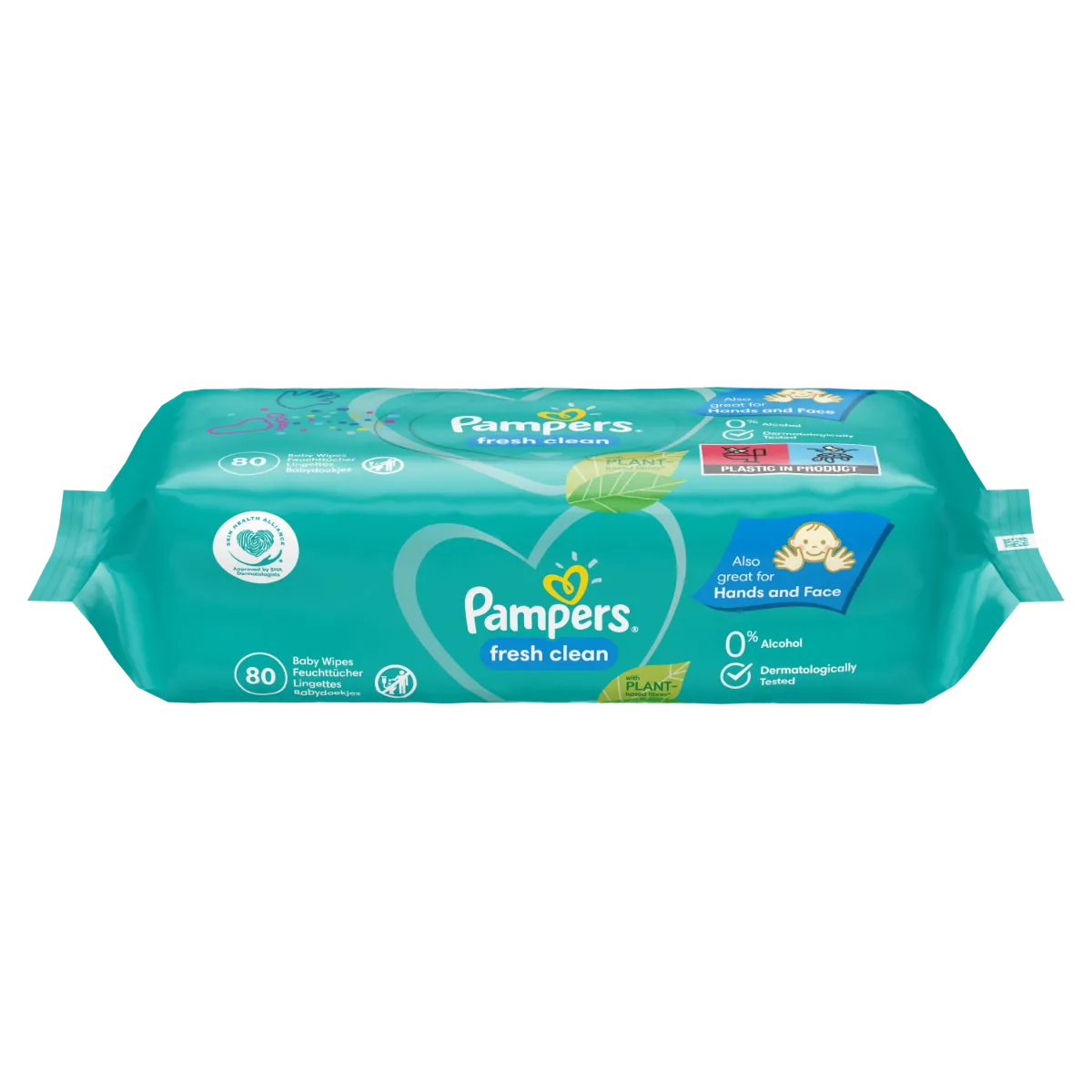 Pampers Fresh Clean vlhčené ubrousky 15x80 ks