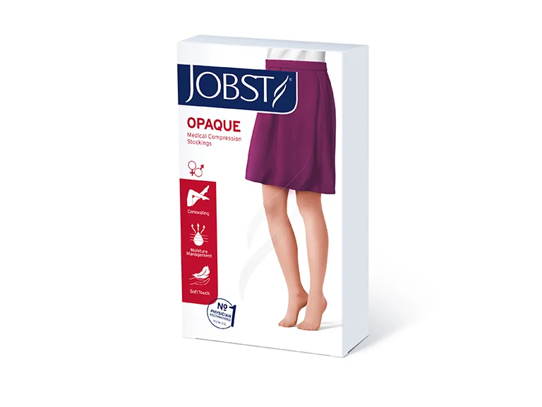 JOBST Opaque KT 1 Lýtkové punčochy bez špice vel. II 1 pár karamelové