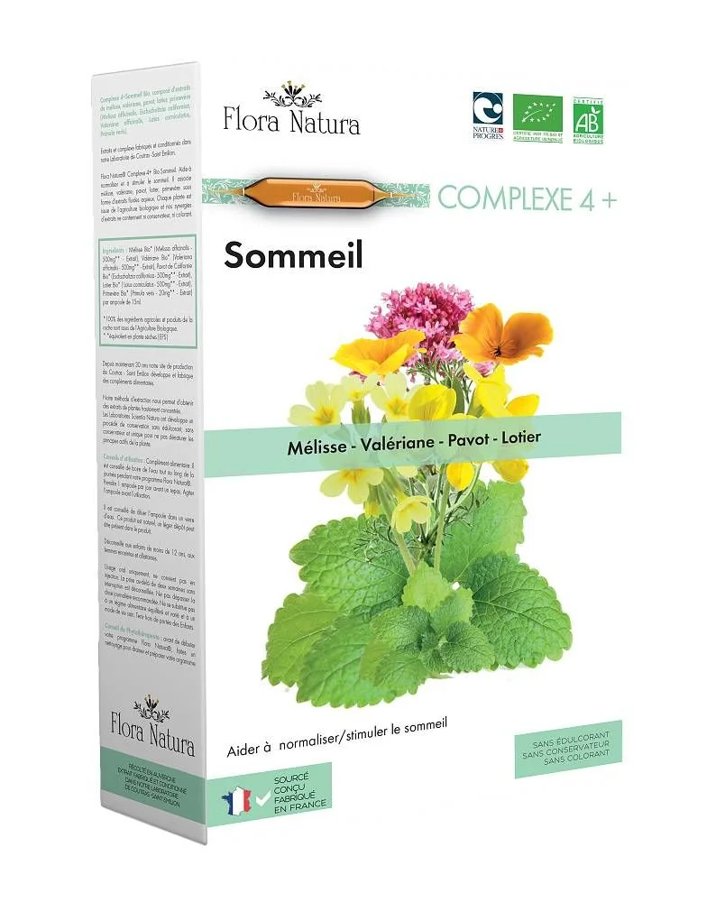 Flora Natura Complex 4 Spánek BIO 20x15 ml