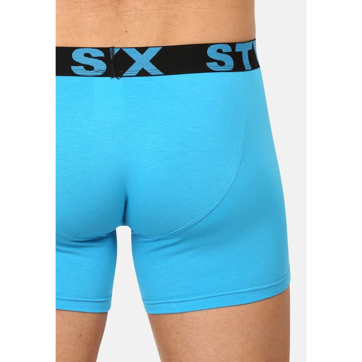 Styx Pánské boxerky long sportovní guma světle modré (U1169) XL 