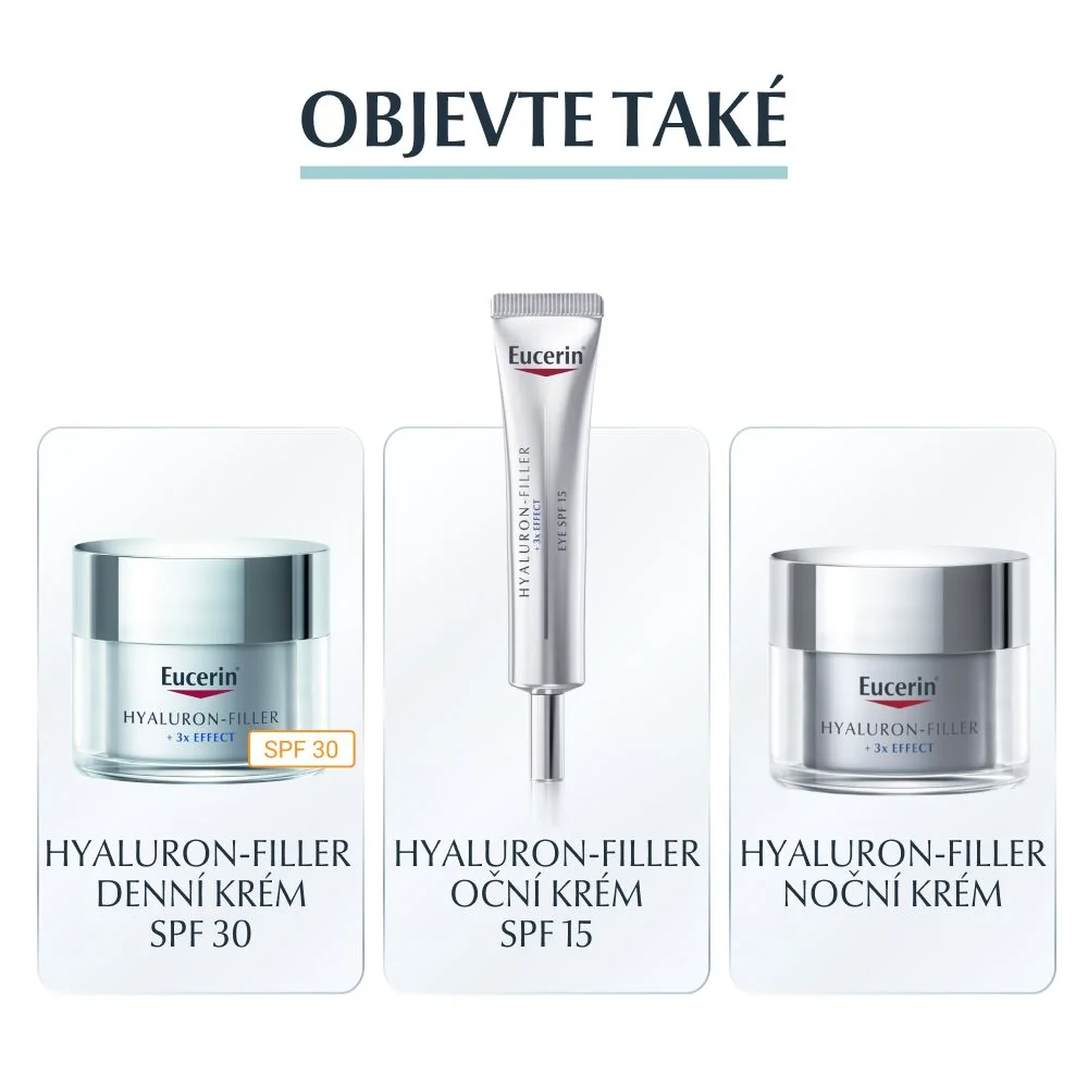 Eucerin Hyaluron-Filler + 3x Effect hydratační booster proti vráskám 30 ml