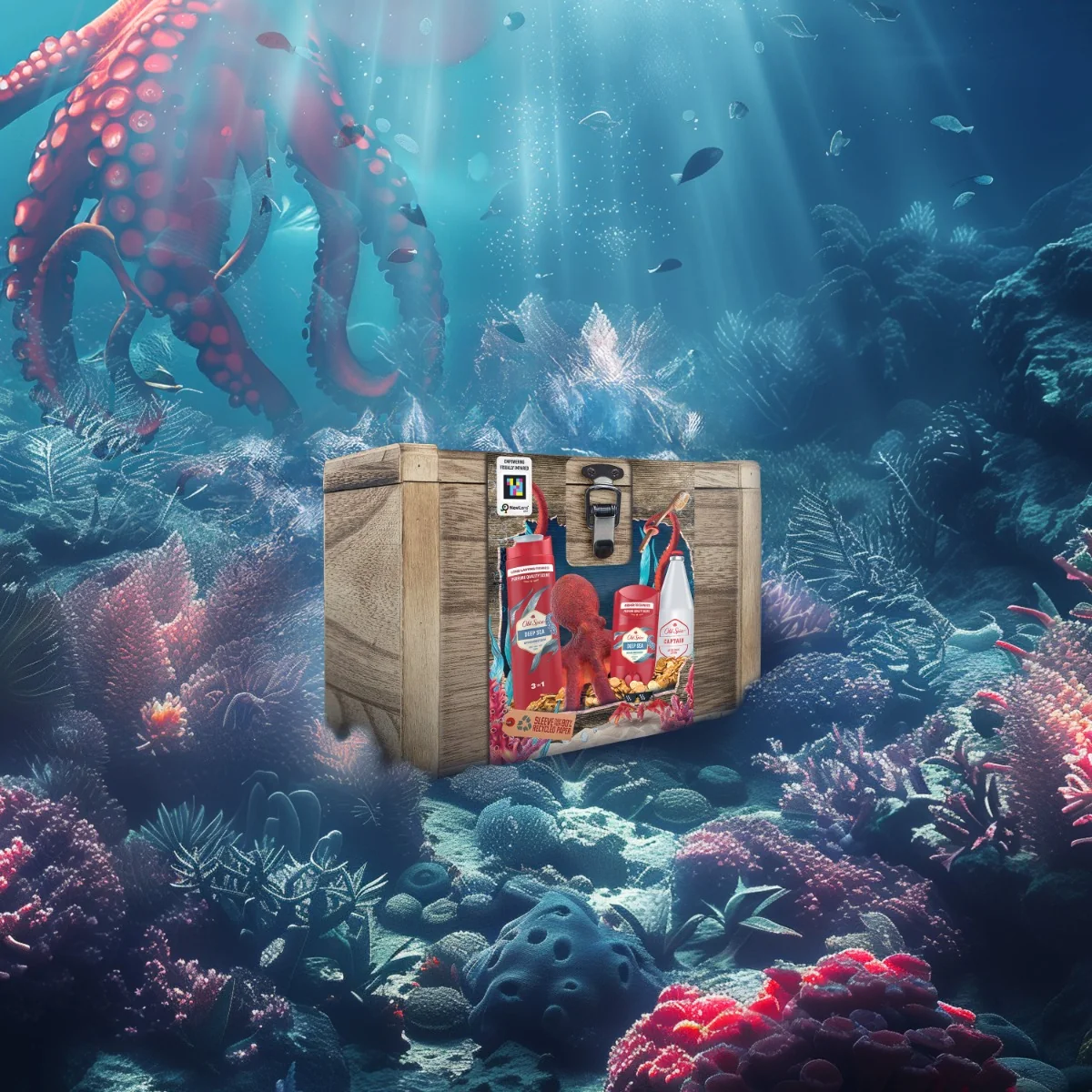 Old Spice Deep Sea & Captain dárková sada se sprchovým gelem