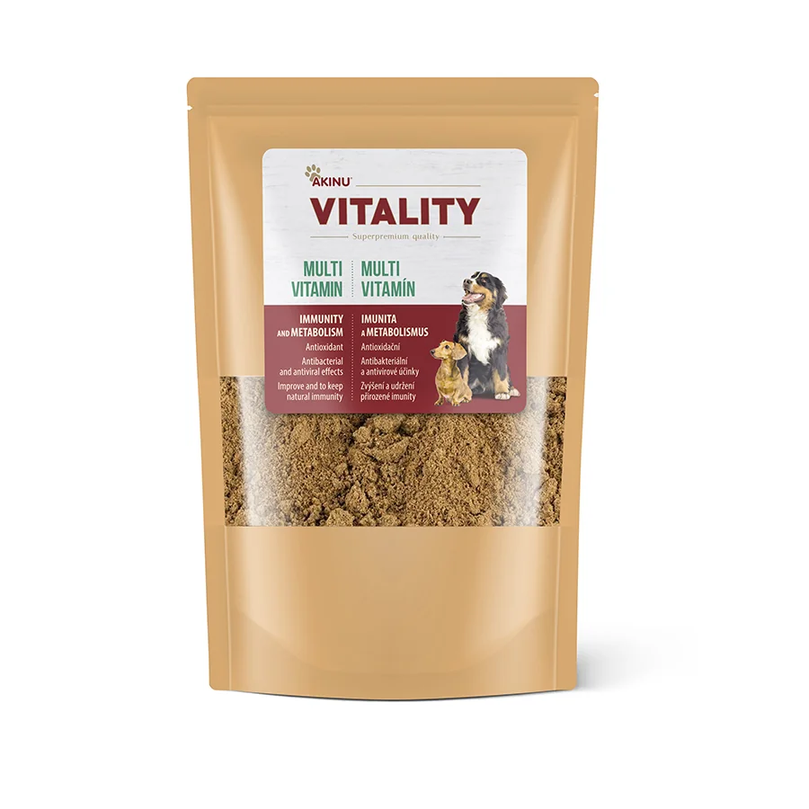 Akinu VITALITY multivitamínový doplněk stravy pro psy 250 g 