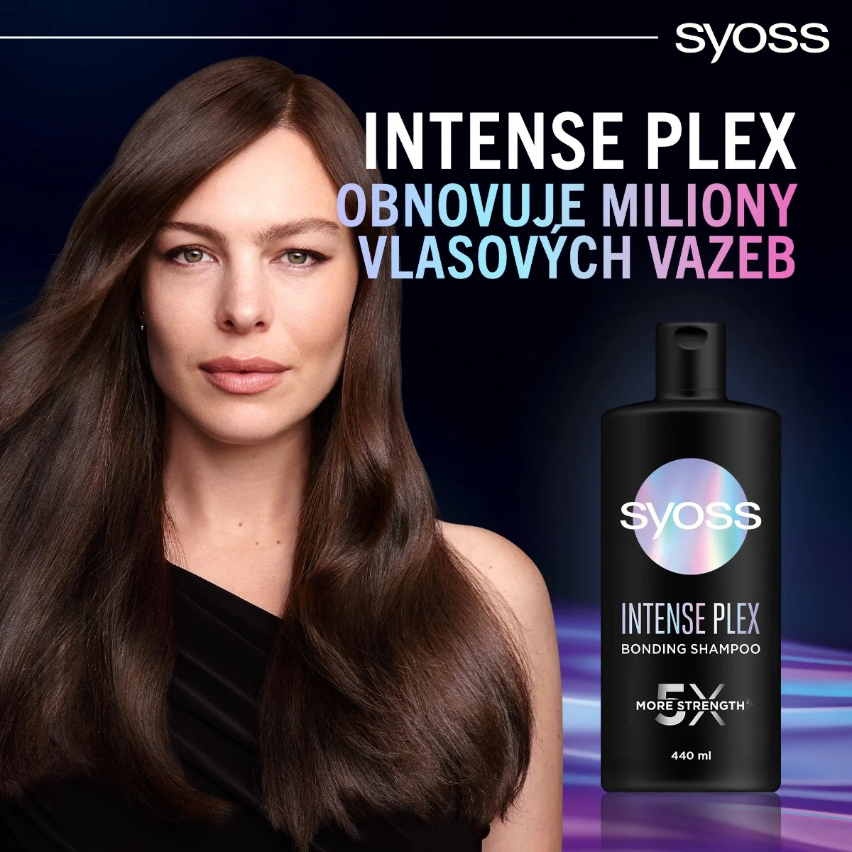 Syoss Intense Plex šampon pro silně poškozené vlasy 440 ml