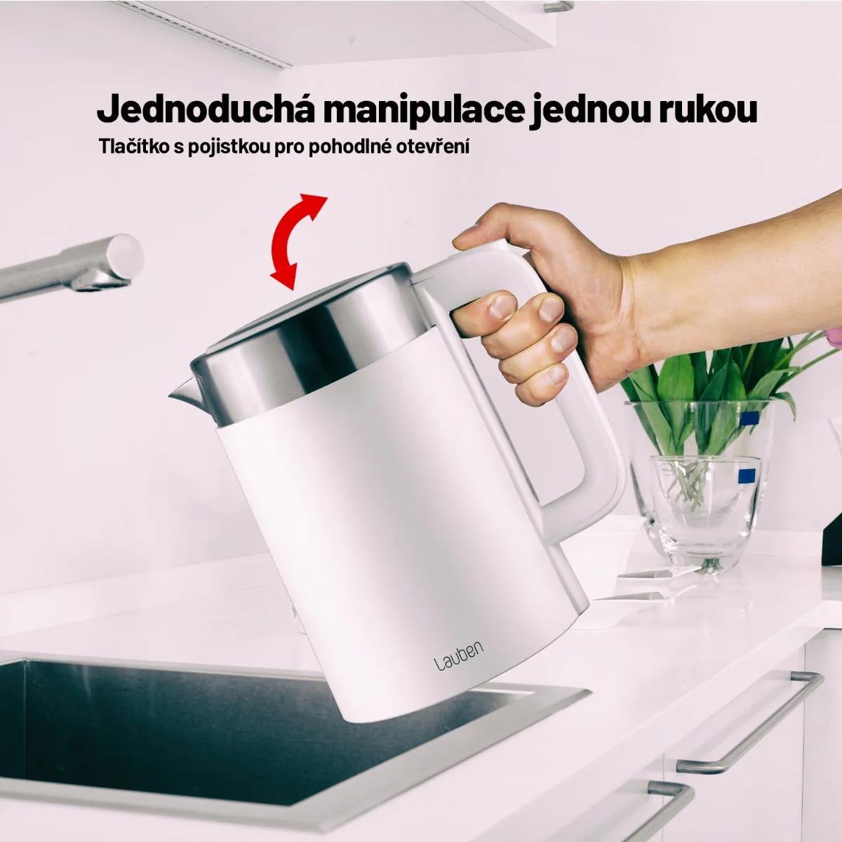 Lauben Electric Kettle EK17WS rychlovarná konvice