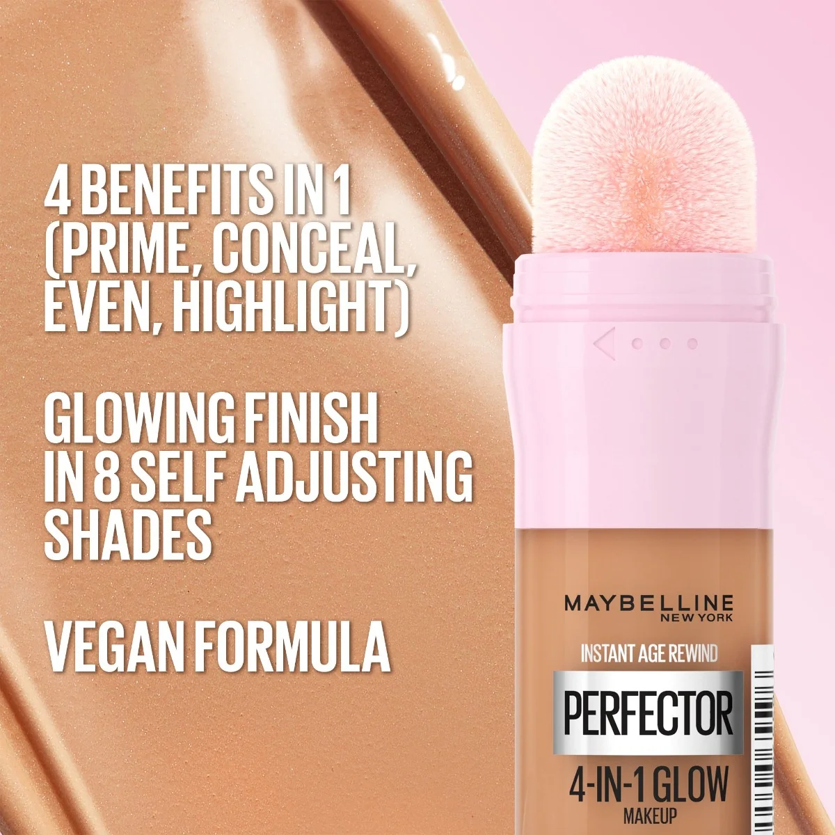 Maybelline Perfector 4v1 Glow odstín 03 Medium Deep make-up 20 ml