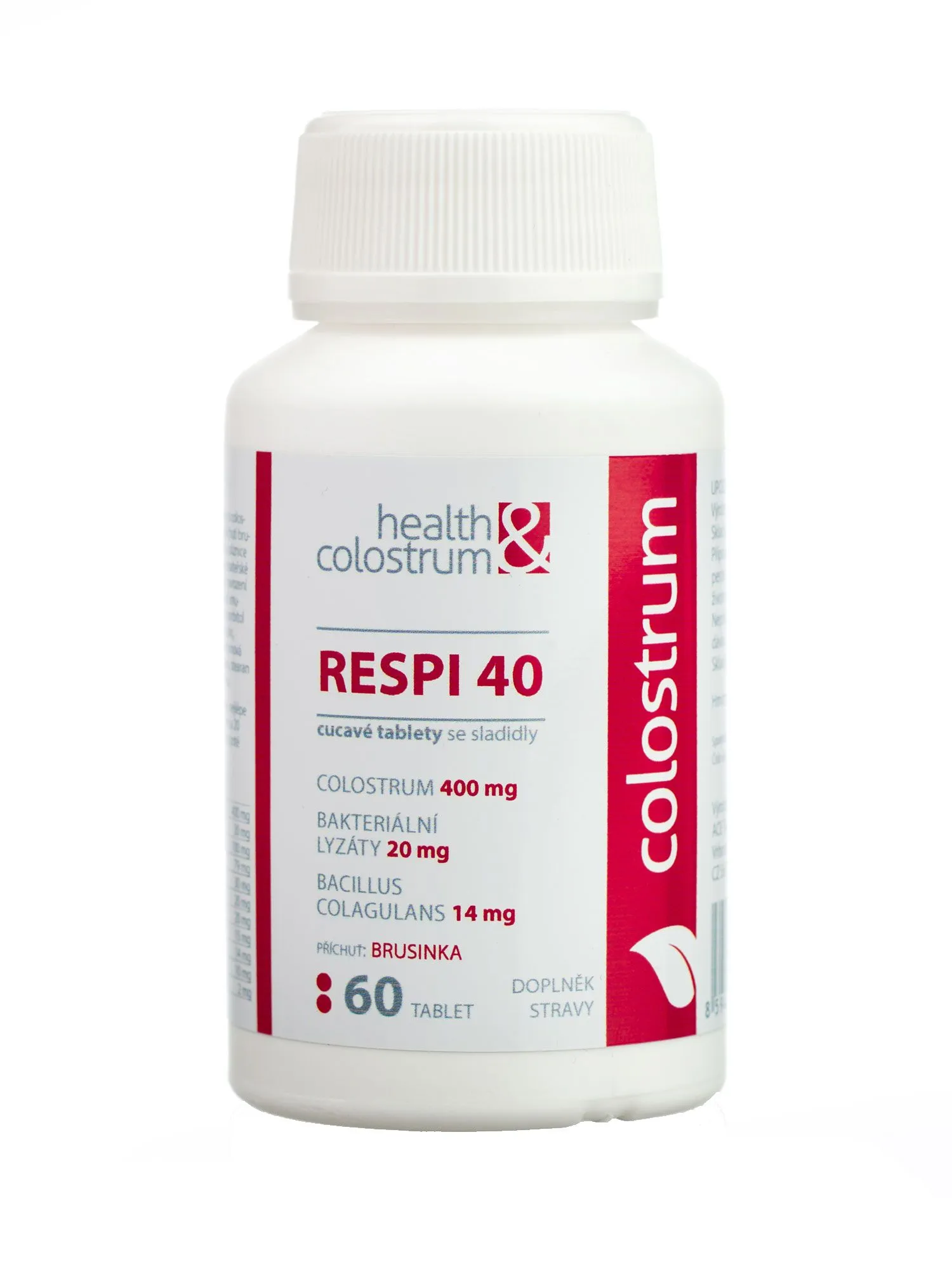 Health&colostrum RESPI 40 bakteriální lyzáty 60 tablet