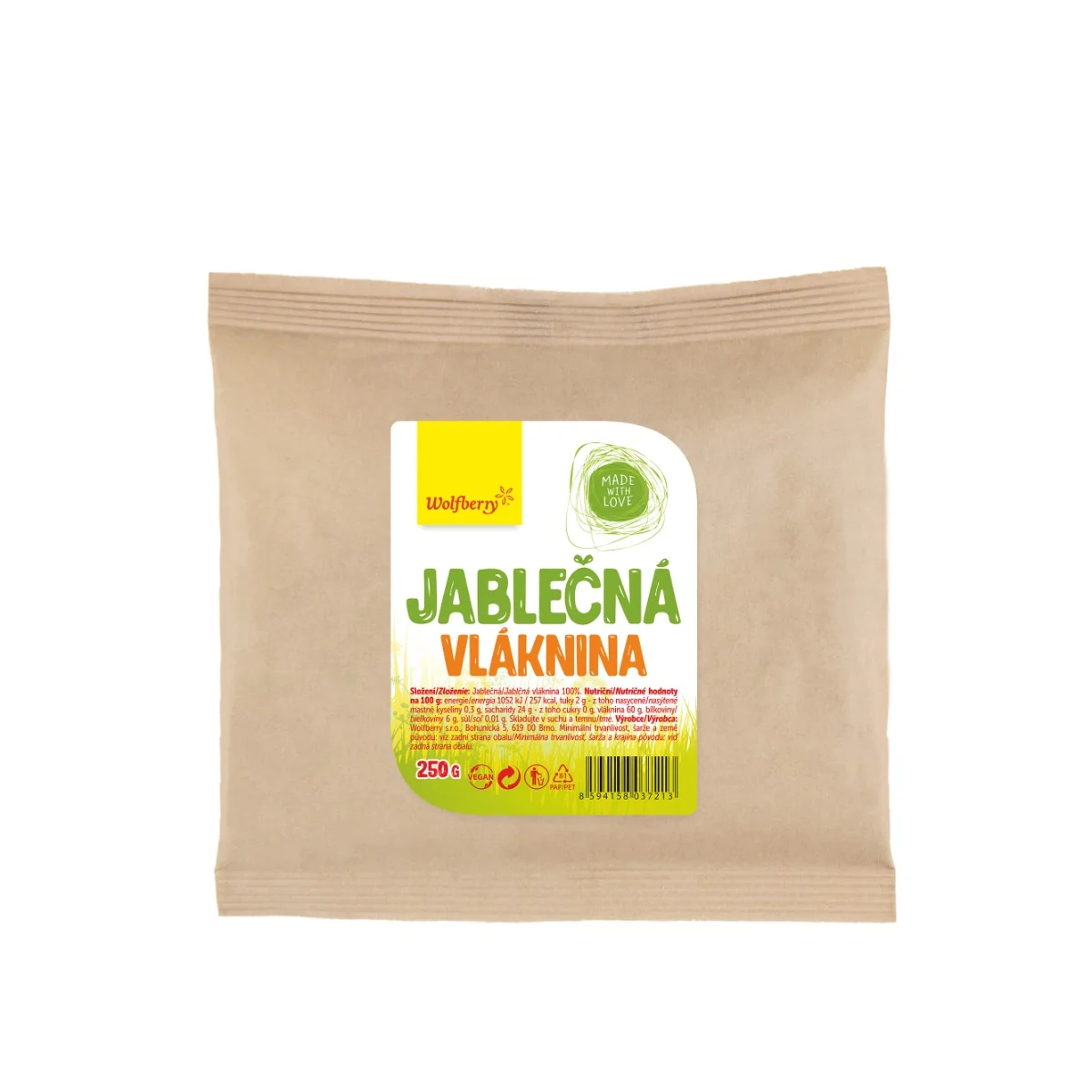 Wolfberry Jablečná vláknina 250 g