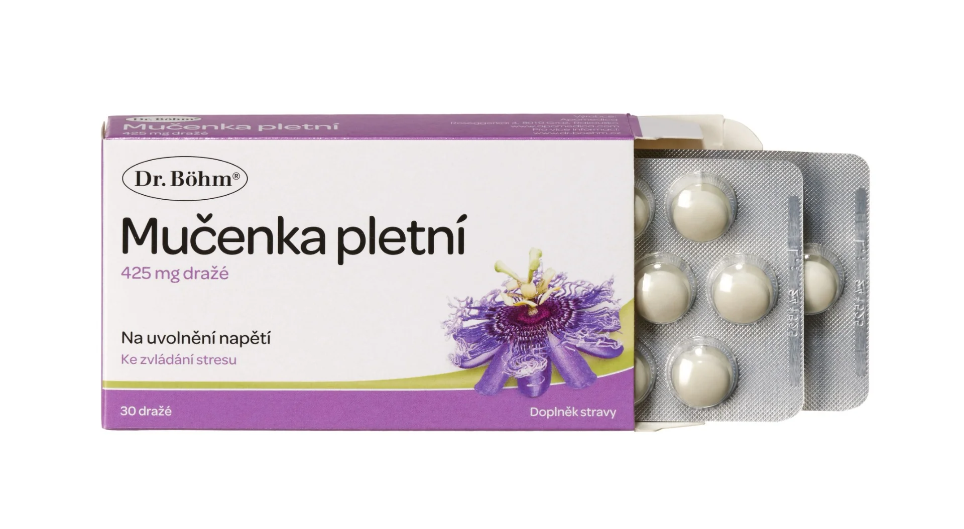 Dr. Böhm Mučenka pletní 425 mg 30 dražé