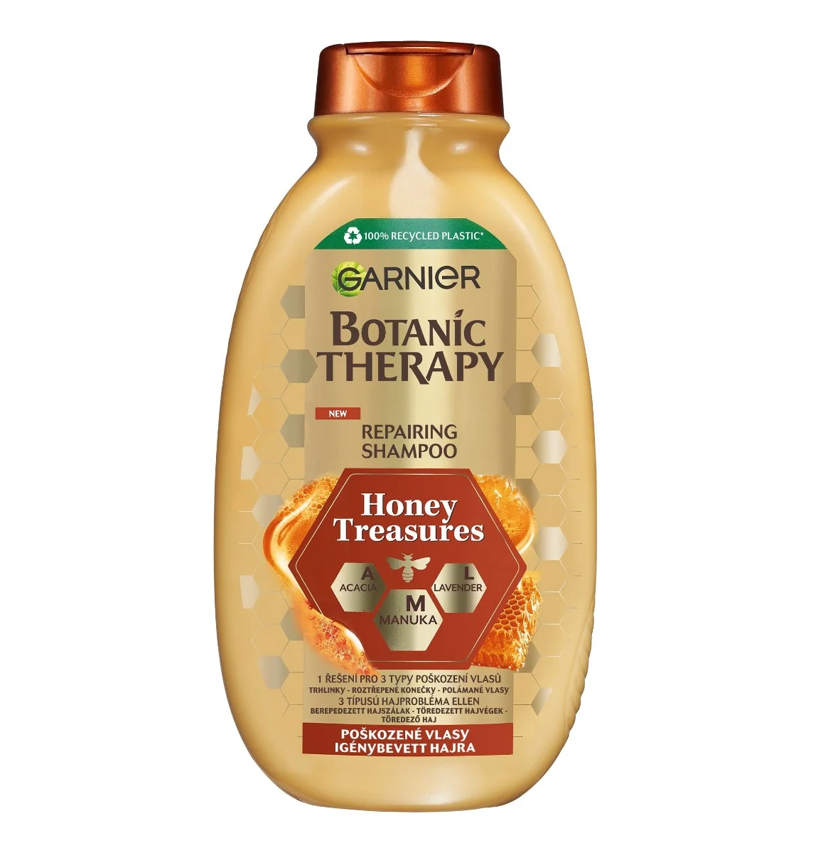 Garnier Botanic Therapy Honey Treasures šampon na poškozené vlasy 250 ml