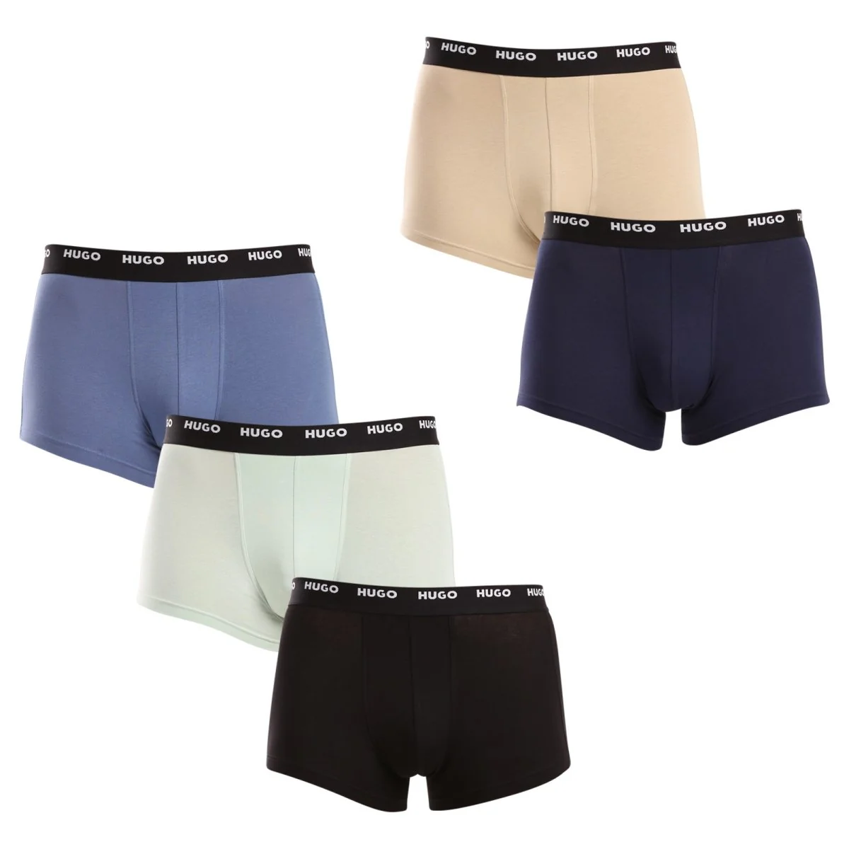 HUGO 5PACK pánské boxerky vícebarevné (50479944 981) L 