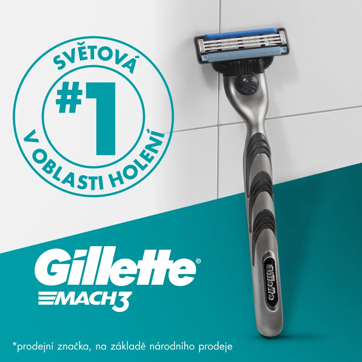 Gillette Mach 3 Charcoal dárková sada