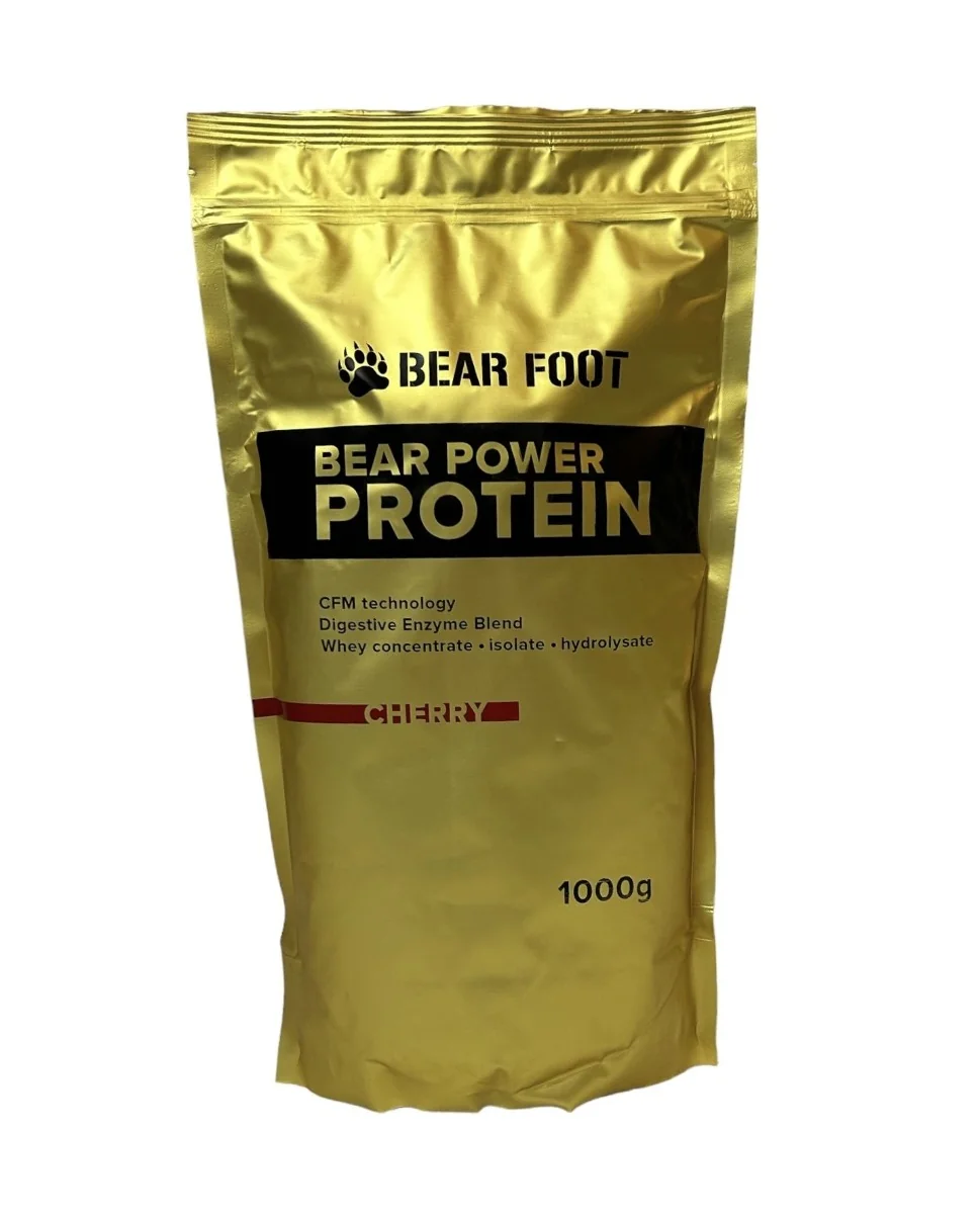 BEAR FOOT NUTRITION Power Protein višeň 1000 g