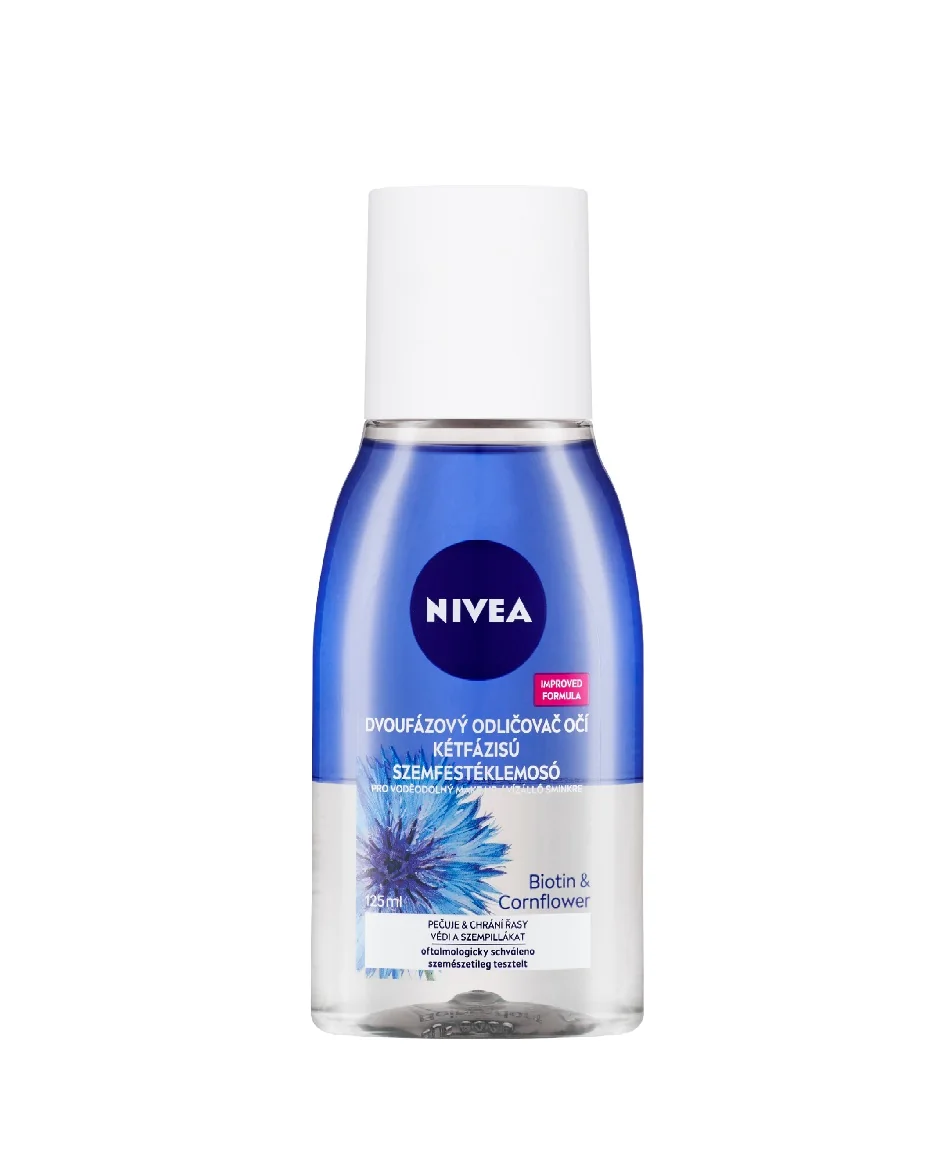 Nivea Face Cleansing dvoufázový odličovač očí a make-upu 125 ml