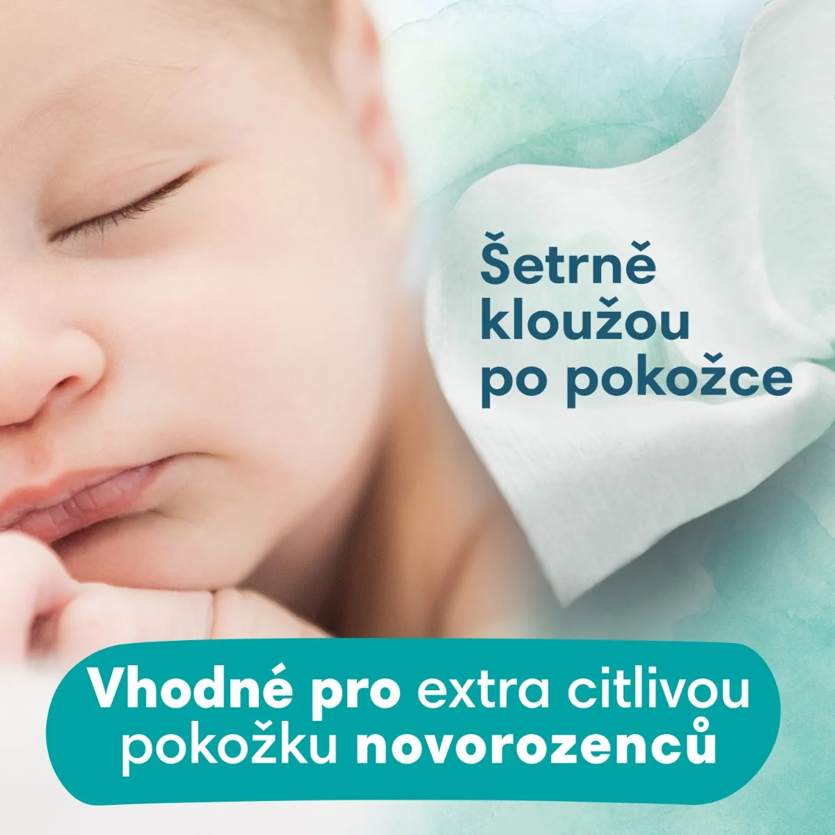 Pampers Harmonie Aqua vlhčené ubrousky 4x48 ks