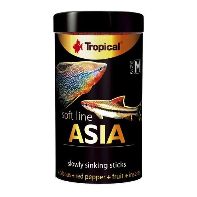 Tropical Asia M 100ml/40g měkké granulované krmivo pro masožravé a všežravé ryby