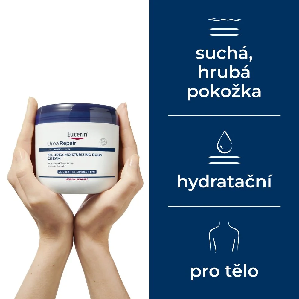 Eucerin UreaRepair Tělový krém 5% Urea pro suchou pokožku 450 ml