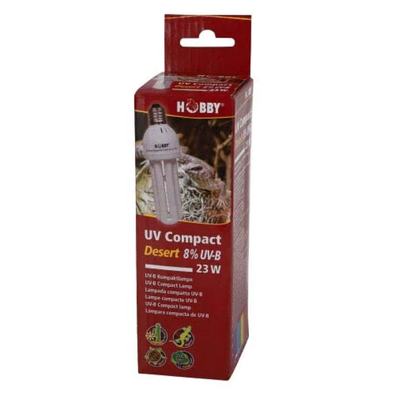 Hobby UV Compact 23W, 8%UV-B energetický úsporní zářič 