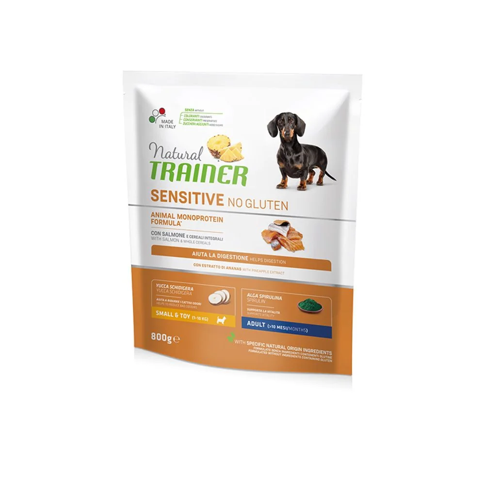 Natural Trainer No gluten mini losos granule 800 g