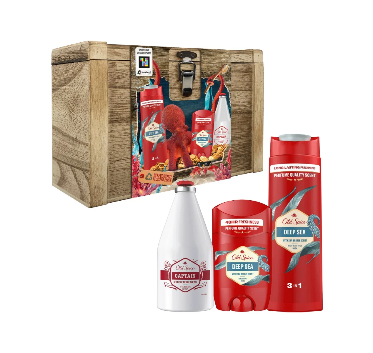 Old Spice Deep Sea & Captain dárková sada se sprchovým gelem