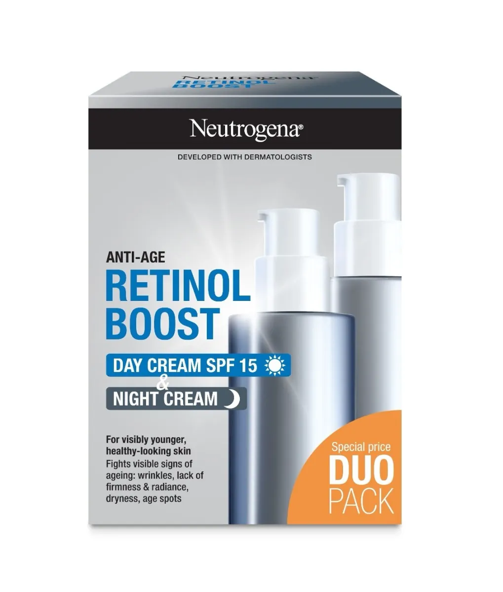 Neutrogena Retinol Boost DuoPack denní + noční krém 2x50 ml