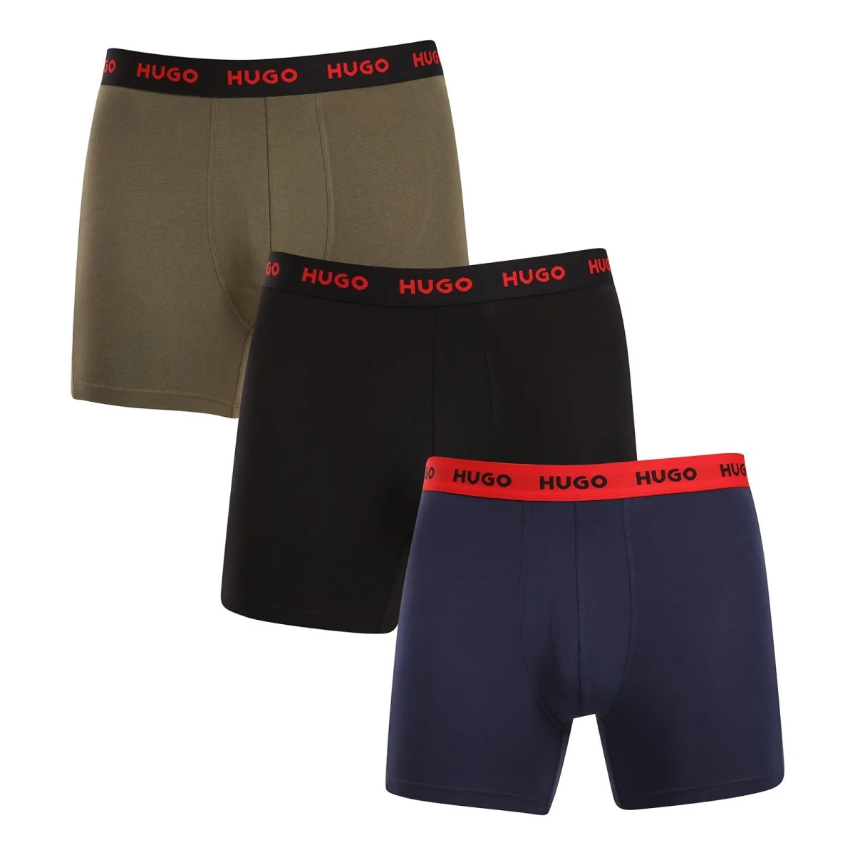 HUGO 3PACK pánské boxerky vícebarevné (50517886 966) XL 