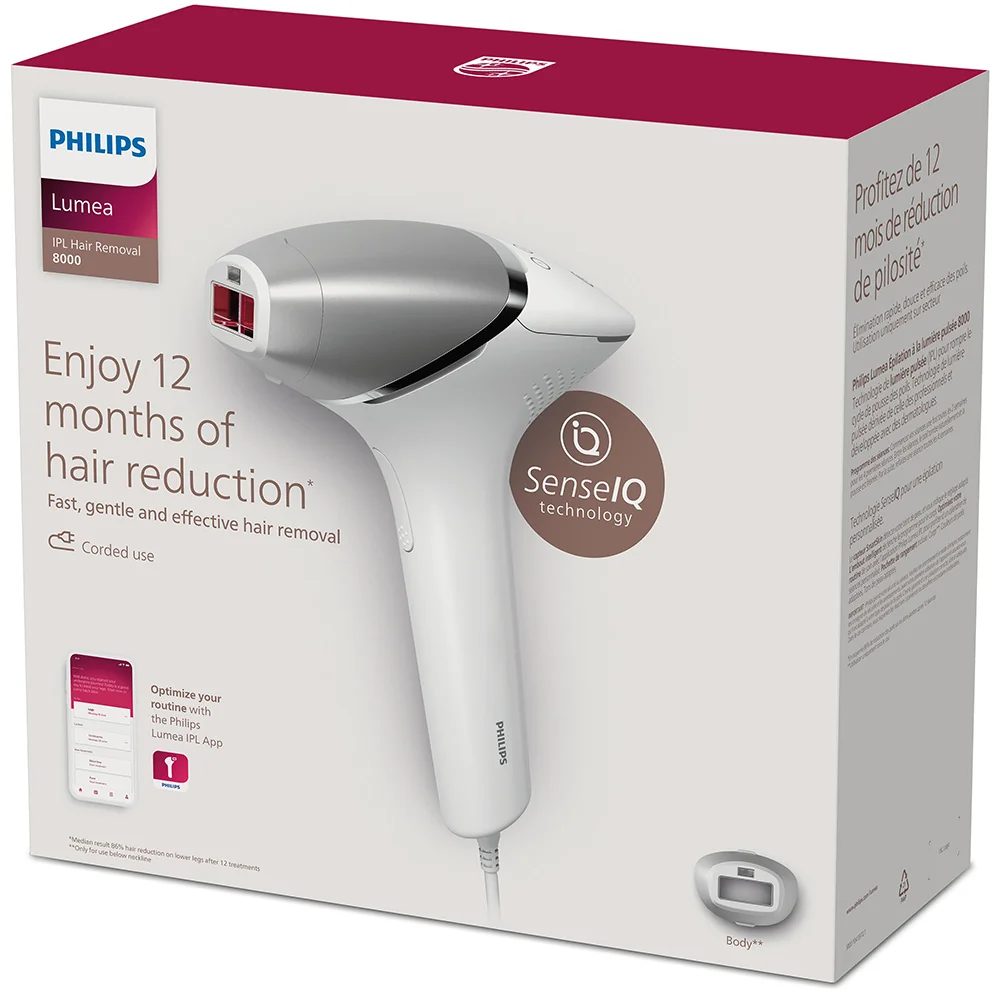 Philips Lumea IPL 8000 BRI940/00 IPL epilátor