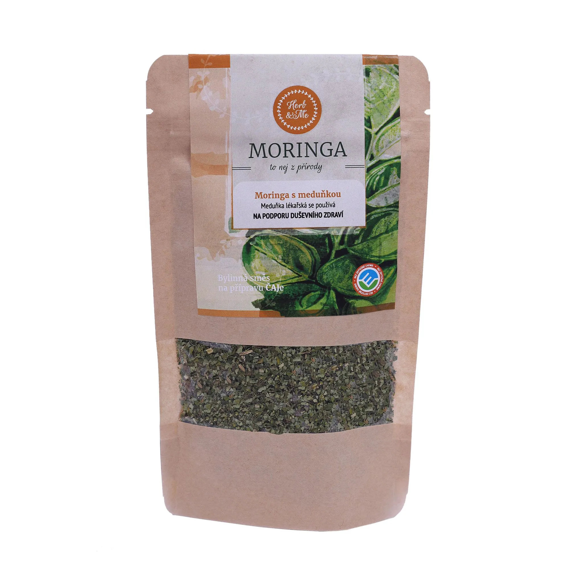 Herb&Me Moringa s meduňkou sypaný čaj 30 g