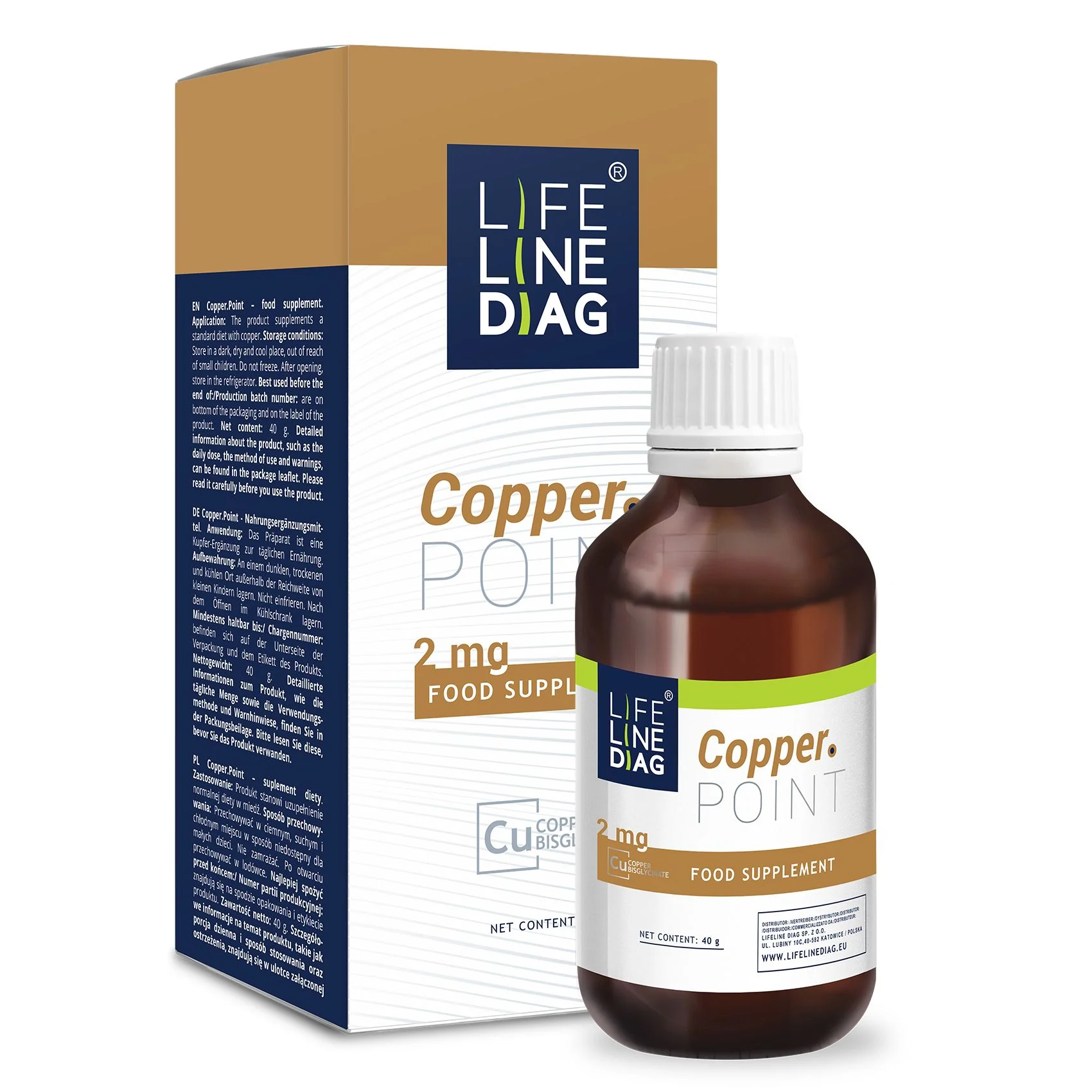 Lifeline Diag Copper Point 40 g