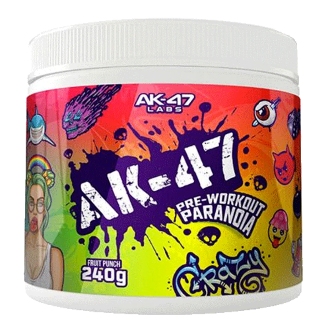 AK-47 Labs AK-47 Pre-Workout Paranoia 240g - ovocný punč