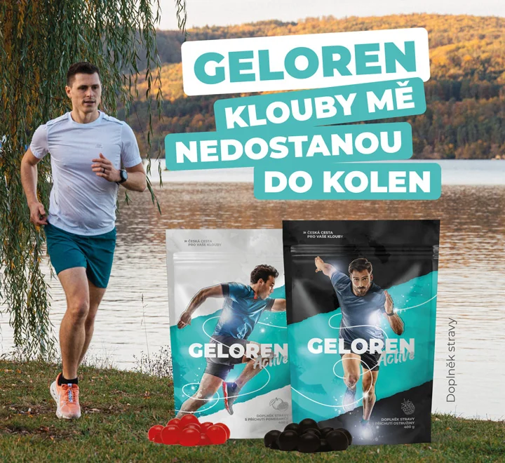 Geloren. Klouby mě nedostanou do kolen.