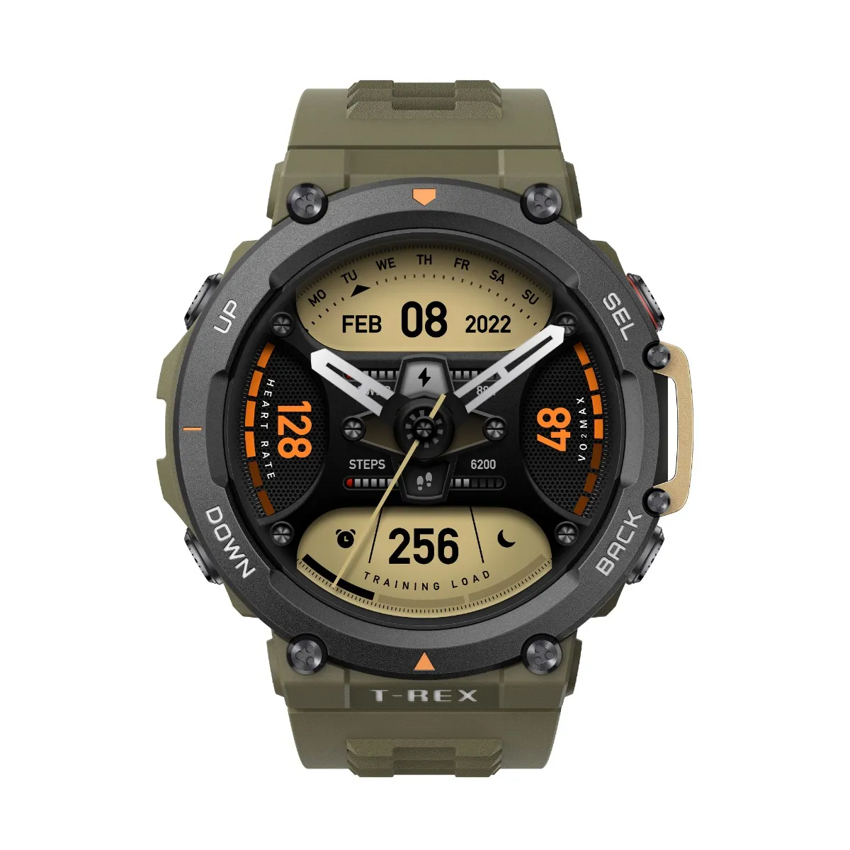 Amazfit T-Rex 2 Wild Green	 chytré hodinky