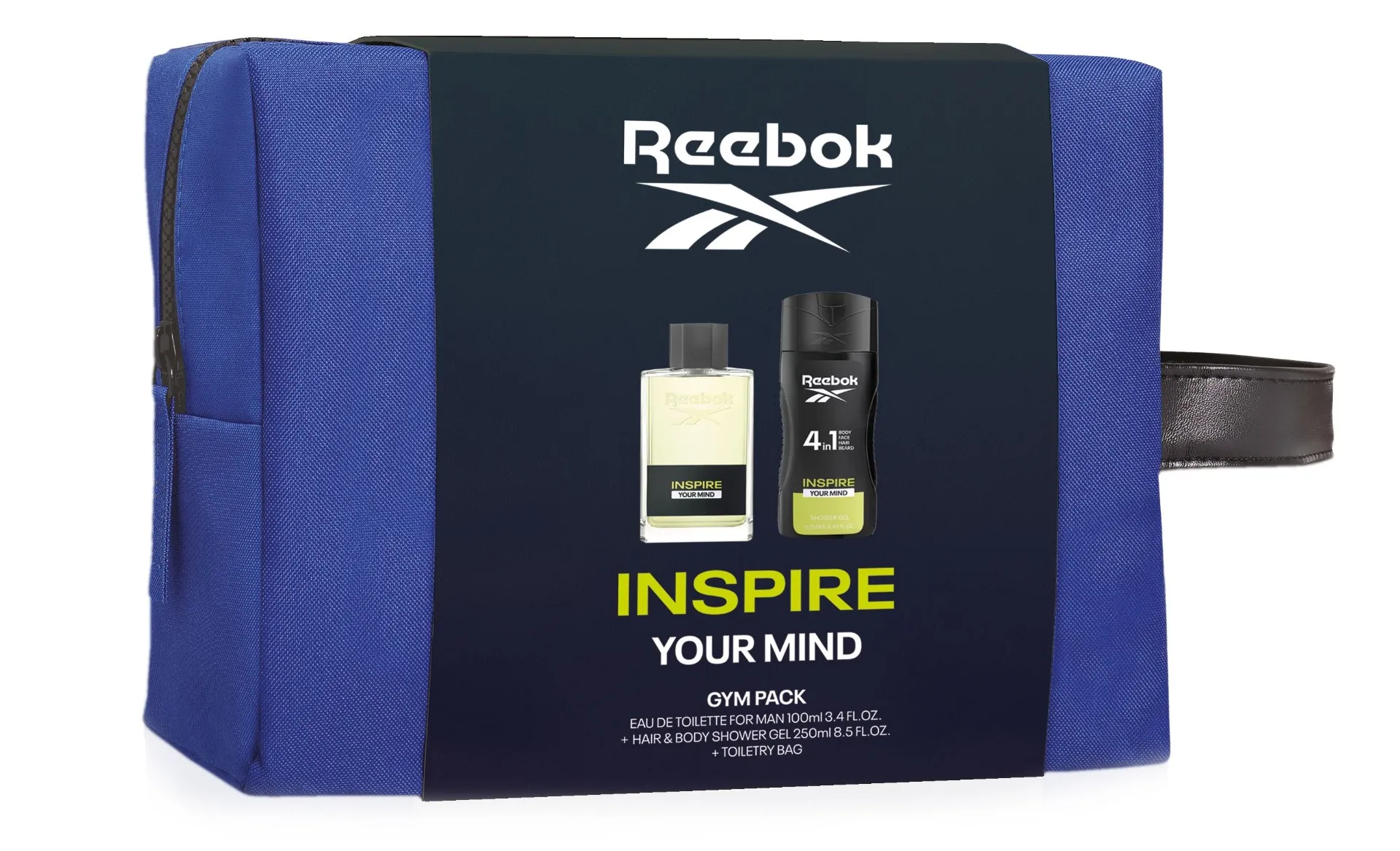 Reebok Inspire Your Mind dárková sada pro muže 3 ks