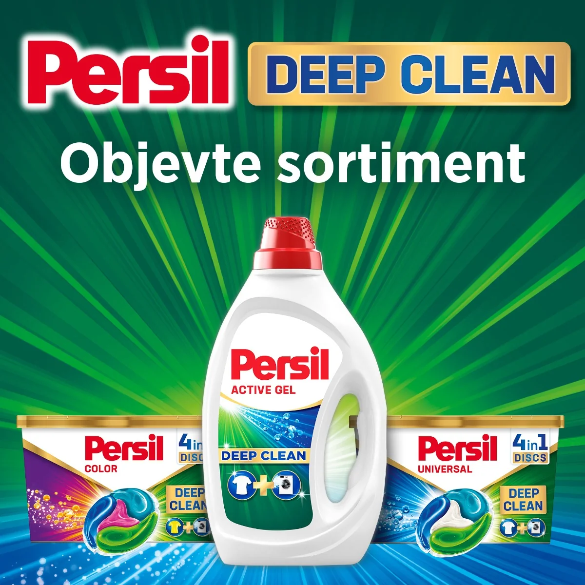 Persil Prací gel Deep Clean Color 2,43 l 54 dávek